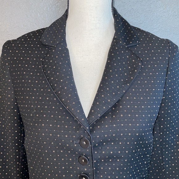Rebecca Taylor Wool/Silk Blend Black Blazer - Picture 2 of 12